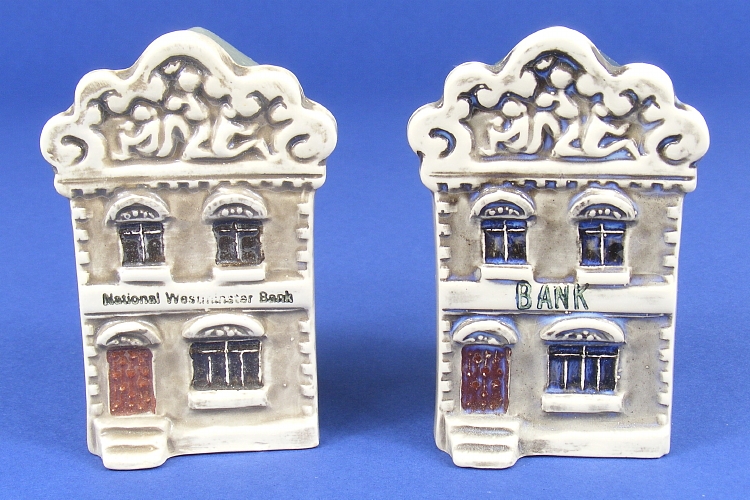 Image of Mudlen End Studio model No 42 Bank and National Westminster Bank